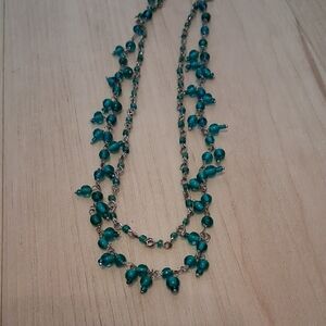 Chic Turquoise Beaded Necklace